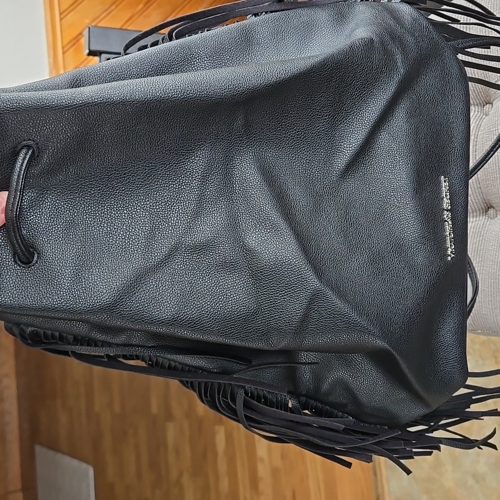 Victorias Secret Drawstring Fringe Backpack - Picture 6 of 7